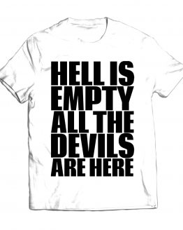 Футболка мужская “Hell Is Empty”