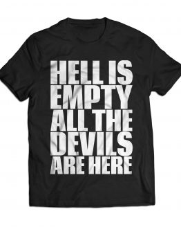 Футболка мужская “Hell Is Empty”