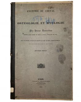 Osteologie et myologie, 1849 г.